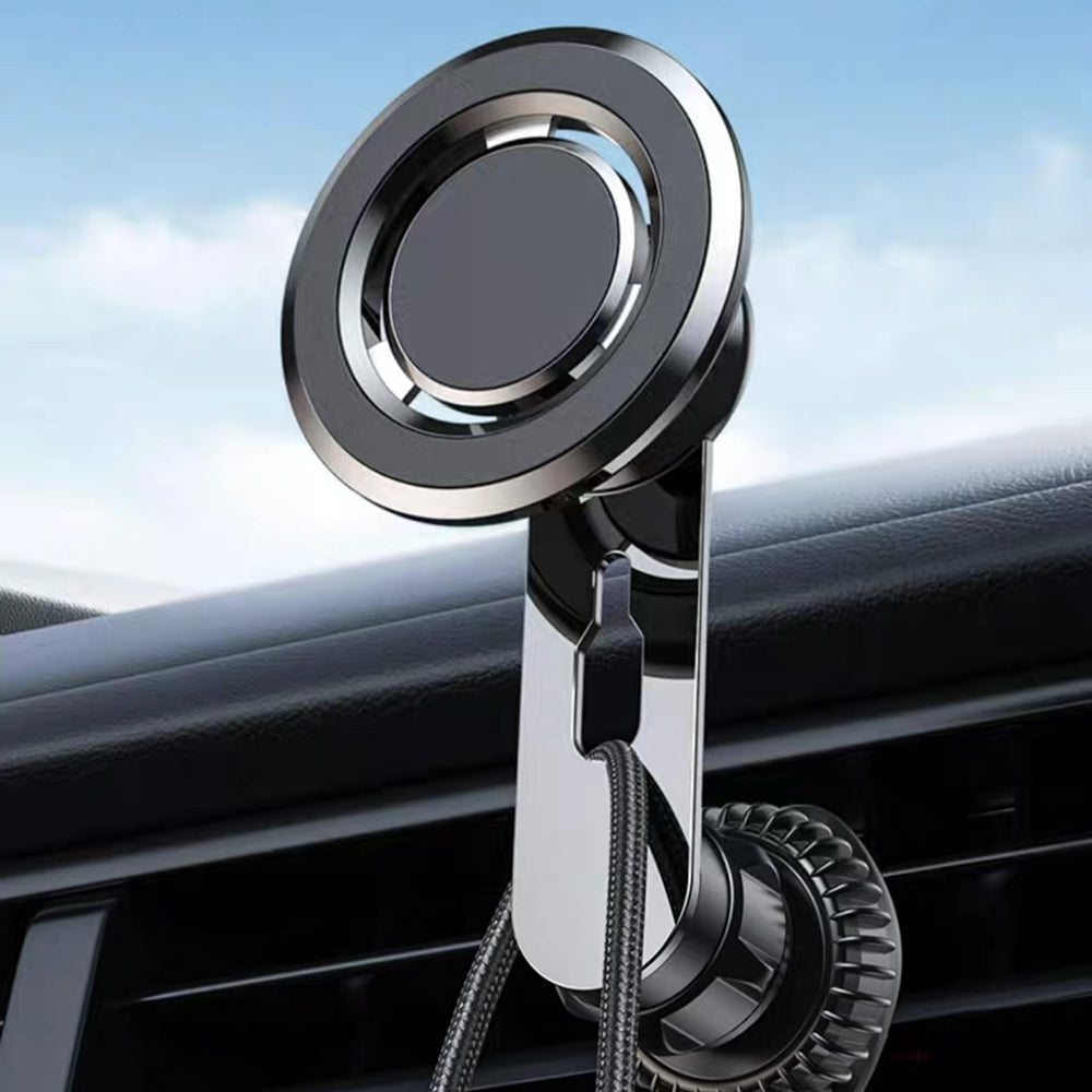 Jmary MH-78 Havalandırma Tasarımlı Magnetik Araç Telefon Tutucu Siyah