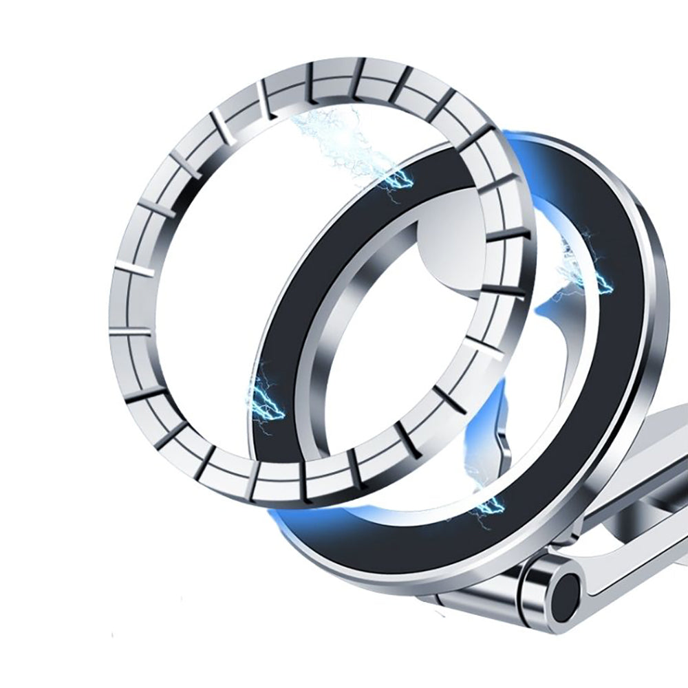 Jmary MH-80 Oynar Başlıklı Düz Zemin Araç Telefon Tutucu Gümüş