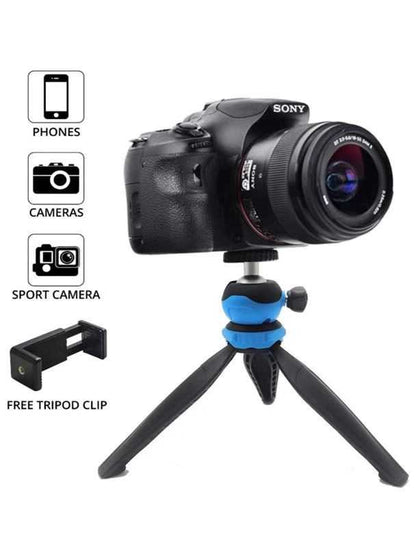 Jmary MT-20 Tripod 360 Derece Oynar Başlıklı Çok Yönlü Kısa Telefon Sabitleyici 16 cm Kırmızı