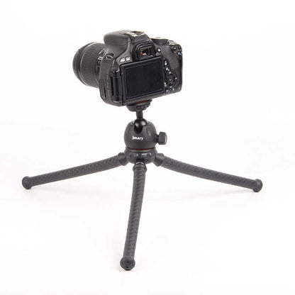 Jmary MT-25 Tripod Flexible Ahtapot Ayak Tasarımlı Tripod Telefon Sabitleyici 30 cm Siyah