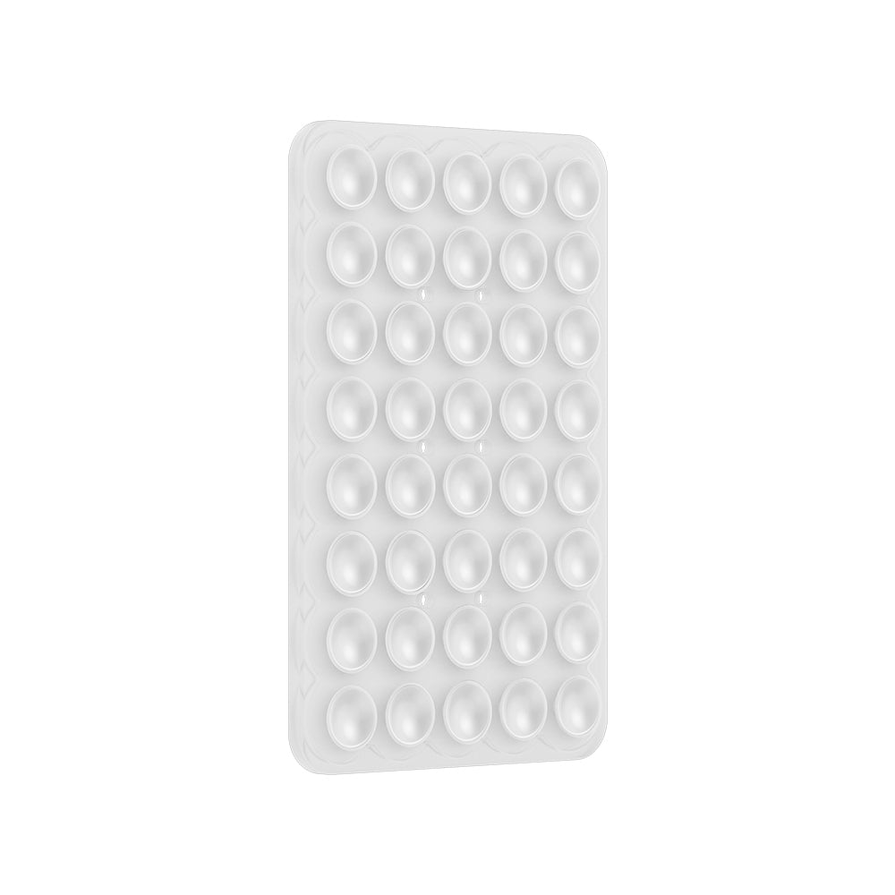 Square Kiss 01 Silicone Phone Holder Transparent