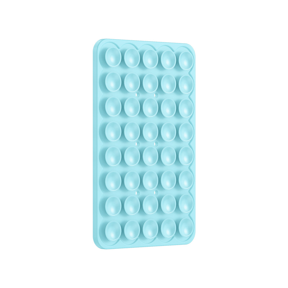 Square Kiss 01 Silicone Phone Holder Turquoise