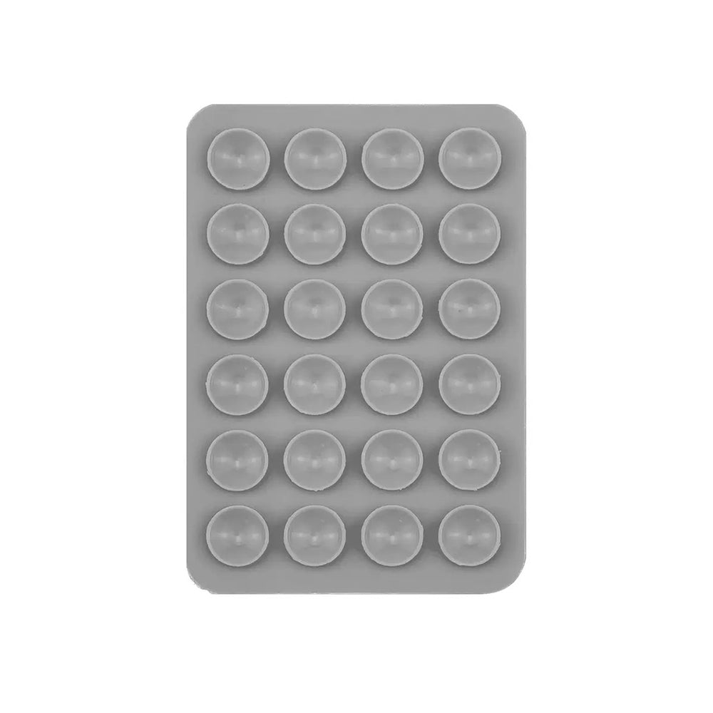 Square Kiss Silicone Holder Silver