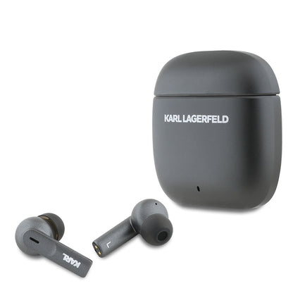 Karl Lagerfeld Orjinal Lisanslı ANC/ENC Özellikli Baskı Logolu Bluetooth Kulaklık v5.4 Siyah