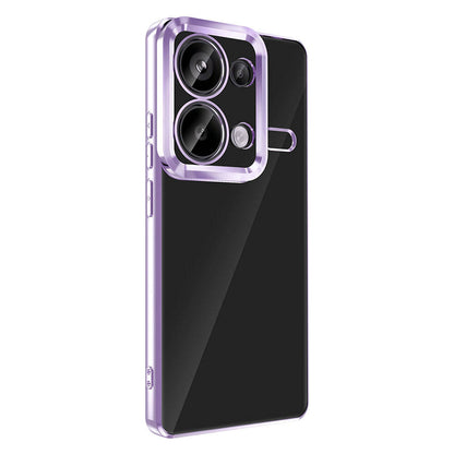 Xiaomi Redmi Note 13 Pro 4G Kılıf Kamera Korumalı Logo Gösteren Zore Omega Kapak Siyah