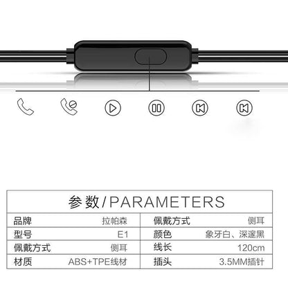 Lapas E1 3.5mm Kulaklık Beyaz