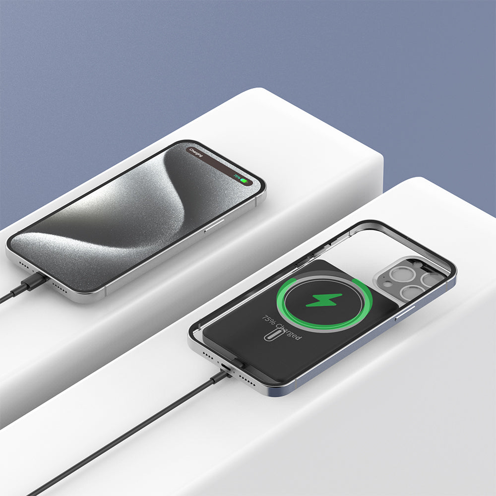 Lapas LP-PW003 Ultra İnce Hızlı Şarj Özellikli Wireless Powerbank 5000mAh 15W Gold