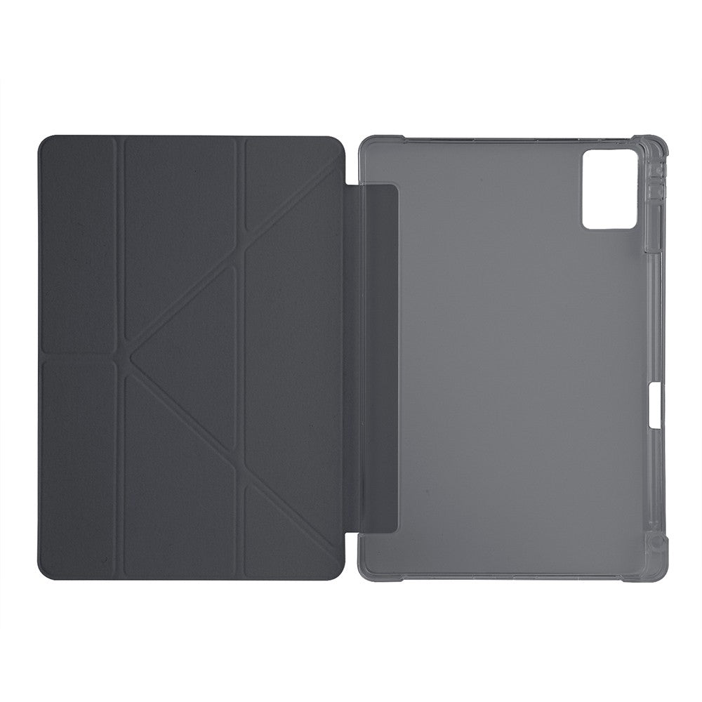 Lenovo Idea Tab Plus 12.1 Kılıf Zore Tri Folding Kalem Bölmeli Standlı Kılıf