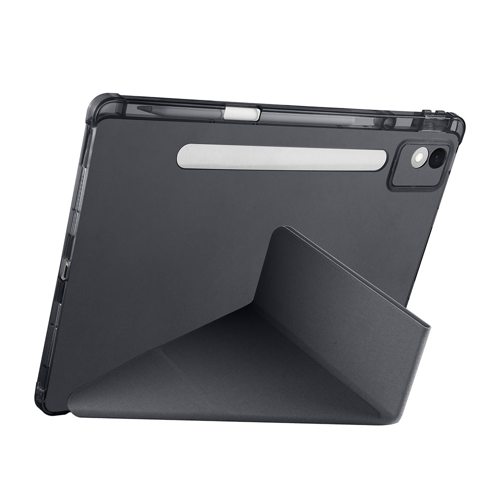 Lenovo Idea Tab Pro 12.7 TB-373FU Case Zore Tri Folding Stand Case with Pen Compartment Black 