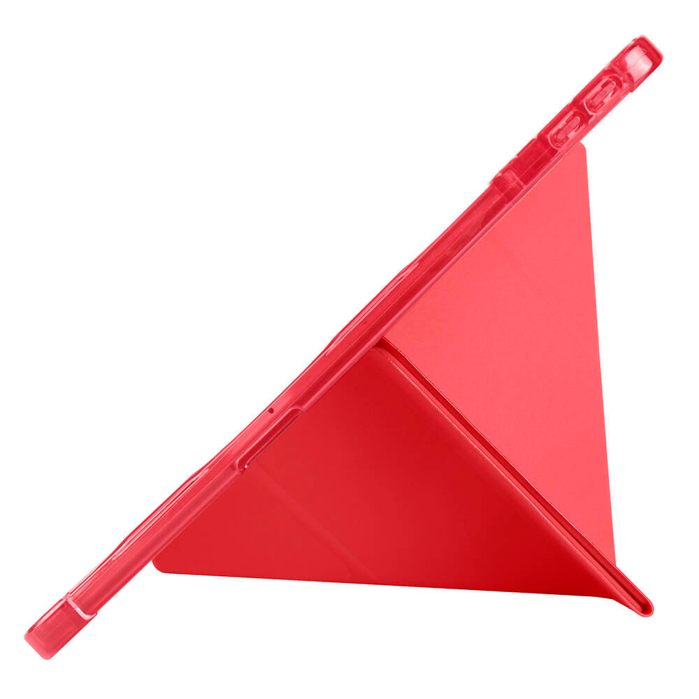 Lenovo M11 TB-330FU Case Zore Tri Folding Stand Case with Pen Compartment Black 