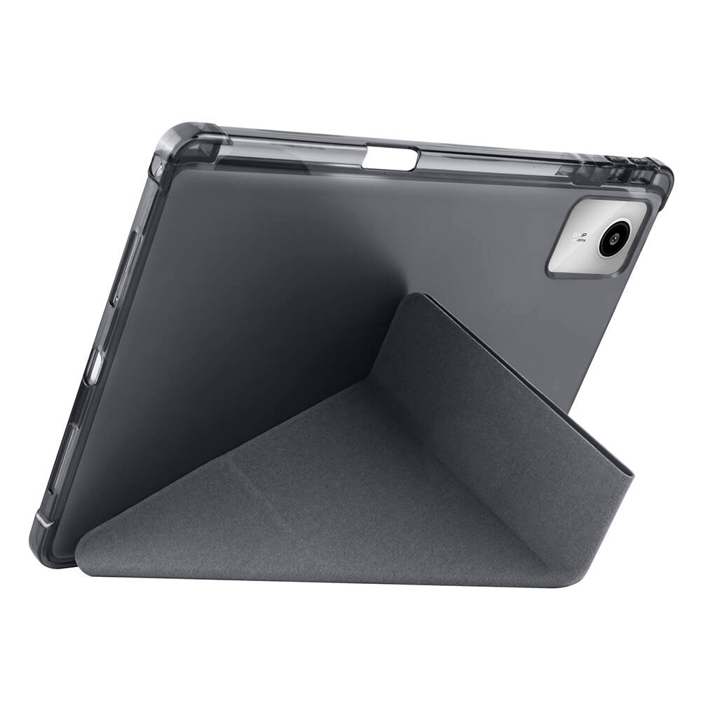 Lenovo M11 TB-330FU Case Zore Tri Folding Stand Case with Pen Compartment Rose Gold 