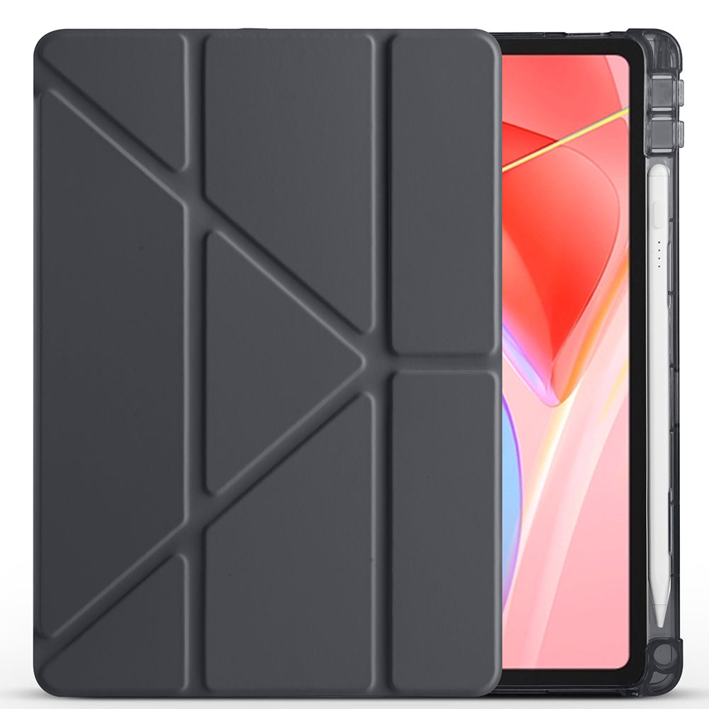 Lenovo Tab TB-311FU Case Zore Tri Folding Stand Case with Pen Compartment Dark Green