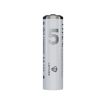 Lenyes AA105 Type-C Şarj Portlu Şarj Edilebilir AA Lityum-ion Pil 2800mWh 1.5V 2 Adet Beyaz