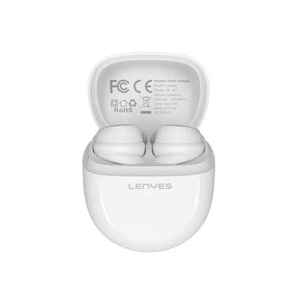 Lenyes Air 301 ACS Panoramic Surround Sound Kulak İçi Bluetooth v5.3 Kulaklık Beyaz