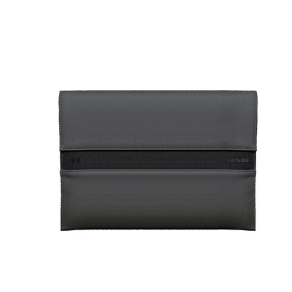 Lenyes LB511 NFC Tag Özellikli 14 inç Su Geçirmez Laptop Kılıfı Gri