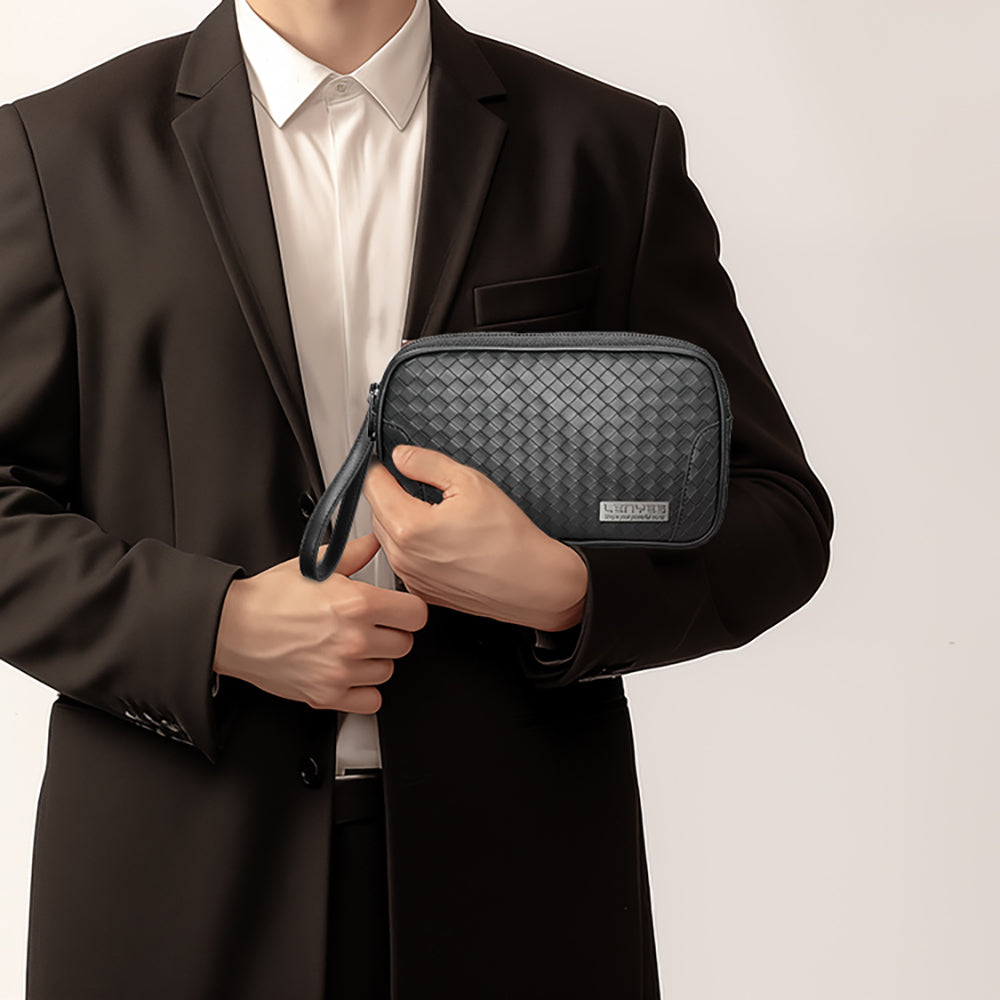 Lenyes LB528 Mark Serisi Su Geçirmez Aşınmaya ve Çizilmeye Dayanıklı Aksesuar Çantası Siyah