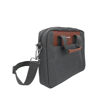 Lenyes LB544 Rambler Serisi Polyester Kumaş 15-16 inç Su Geçirmez Laptop Çantası Gri