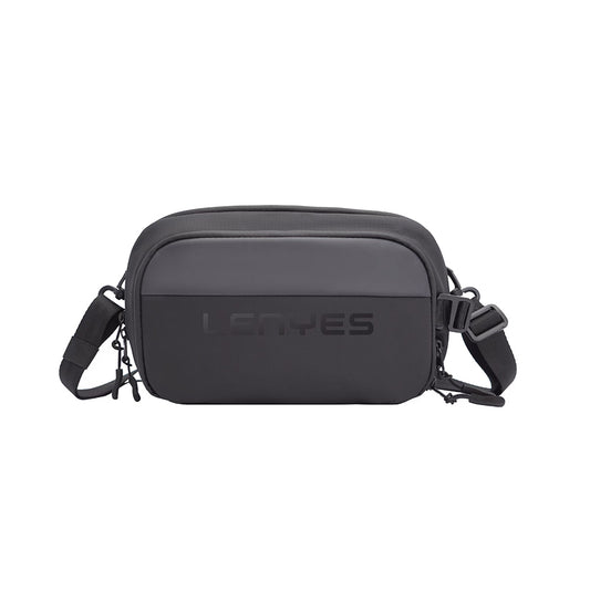 Lenyes LB561 Waterproof Wear and Scratch Resistant Crossbody Accessory Bag 25.5cm Gray