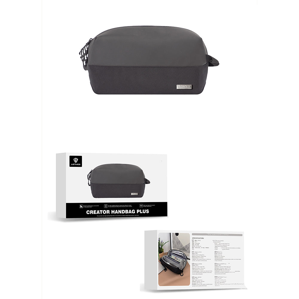 Lenyes LB570 Su Geçirmez Aşınmaya ve Çizilmeye Dayanıklı Aksesuar Çantası 23cm Siyah