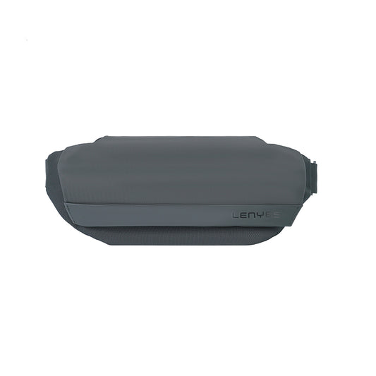Lenyes LB573 Creator Serisi Su Geçirmez Polyester Kumaş Ayarlanabilir Askılı Bel Çantası Gri