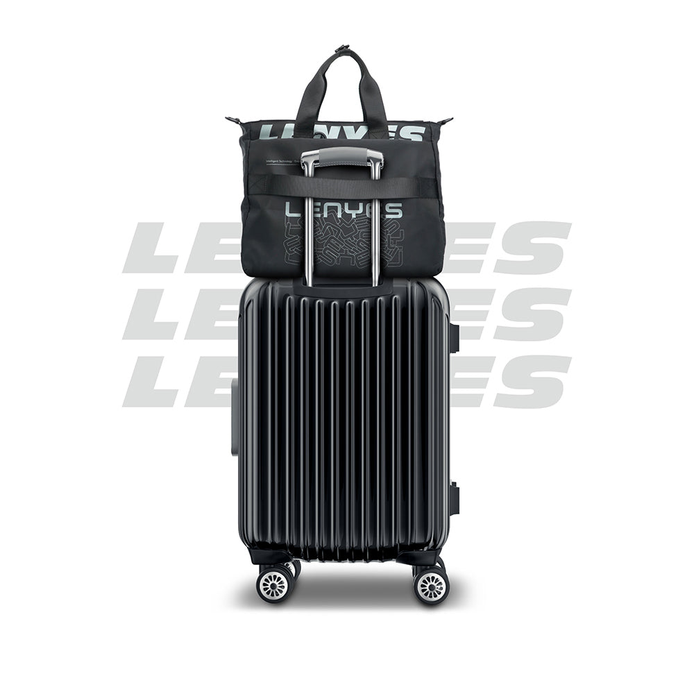 Lenyes LB581 Roamer Serisi Çok Amaçlı Omuz Askılı Seyahat Çantası Siyah