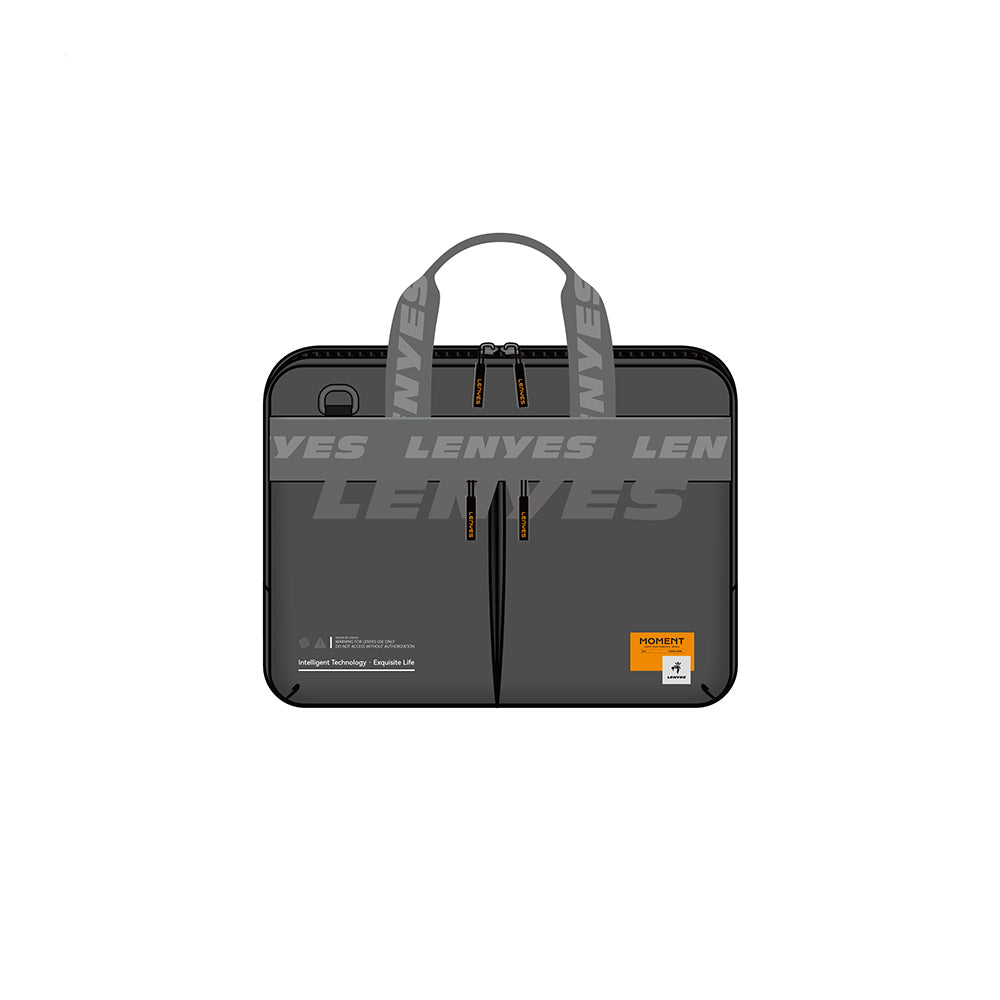 Lenyes LB590 500D Kumaş Su Geçirmez 13-14 inç Laptop Çantası Gri