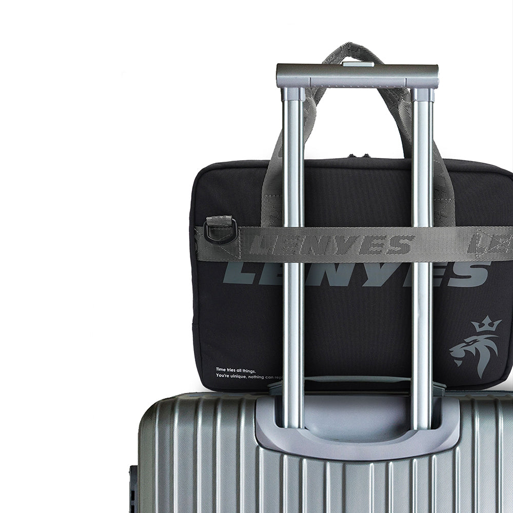 Lenyes LB590 500D Kumaş Su Geçirmez 13-14 inç Laptop Çantası Gri