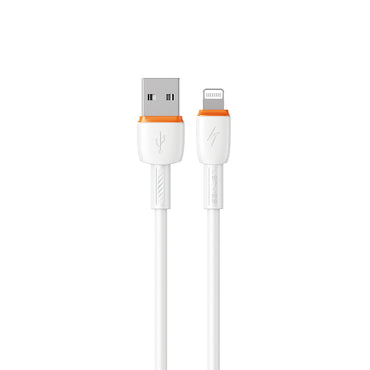 Lenyes LC545 USB to Lightning Fast Charging Data and Charging Cable 12W 1M White