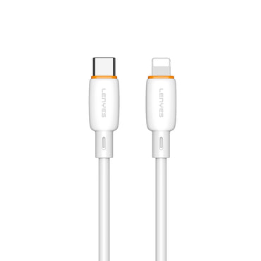 Lenyes LC548-TC-L Type-C to Ligthing Fast Charging Data and Charging Cable 27W 1M White 