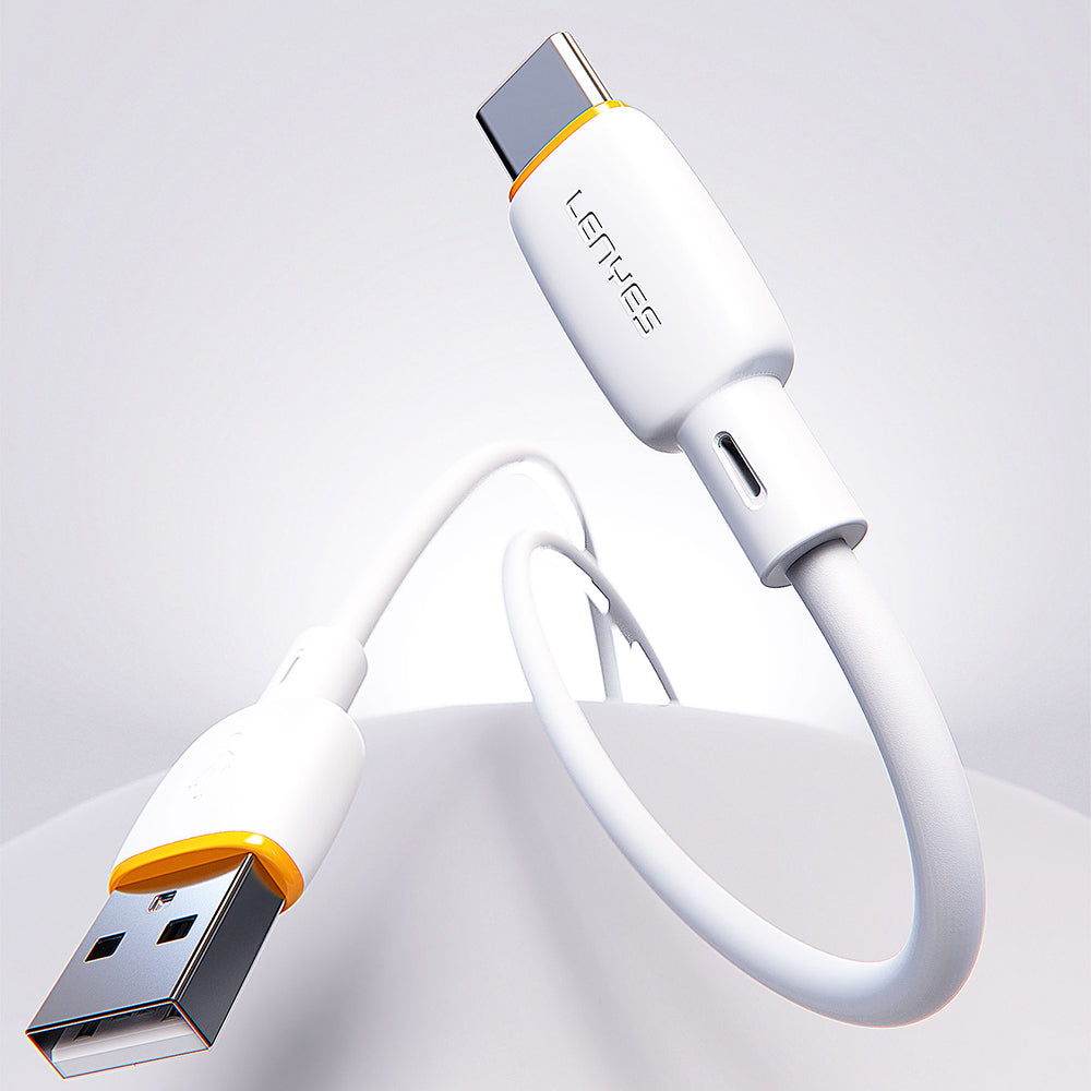 Lenyes LC548-TC USB-A to Type-C Data and Charging Cable 12W 1M White 