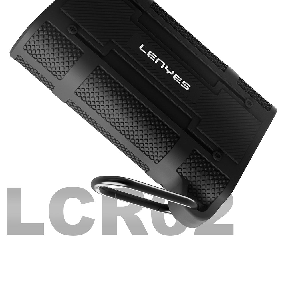 Lenyes LCR02 Type-C Kablolu Su Geçirmez Çoklu Kart Depolama ve Okuyucu Kutusu 10 Gbps Siyah