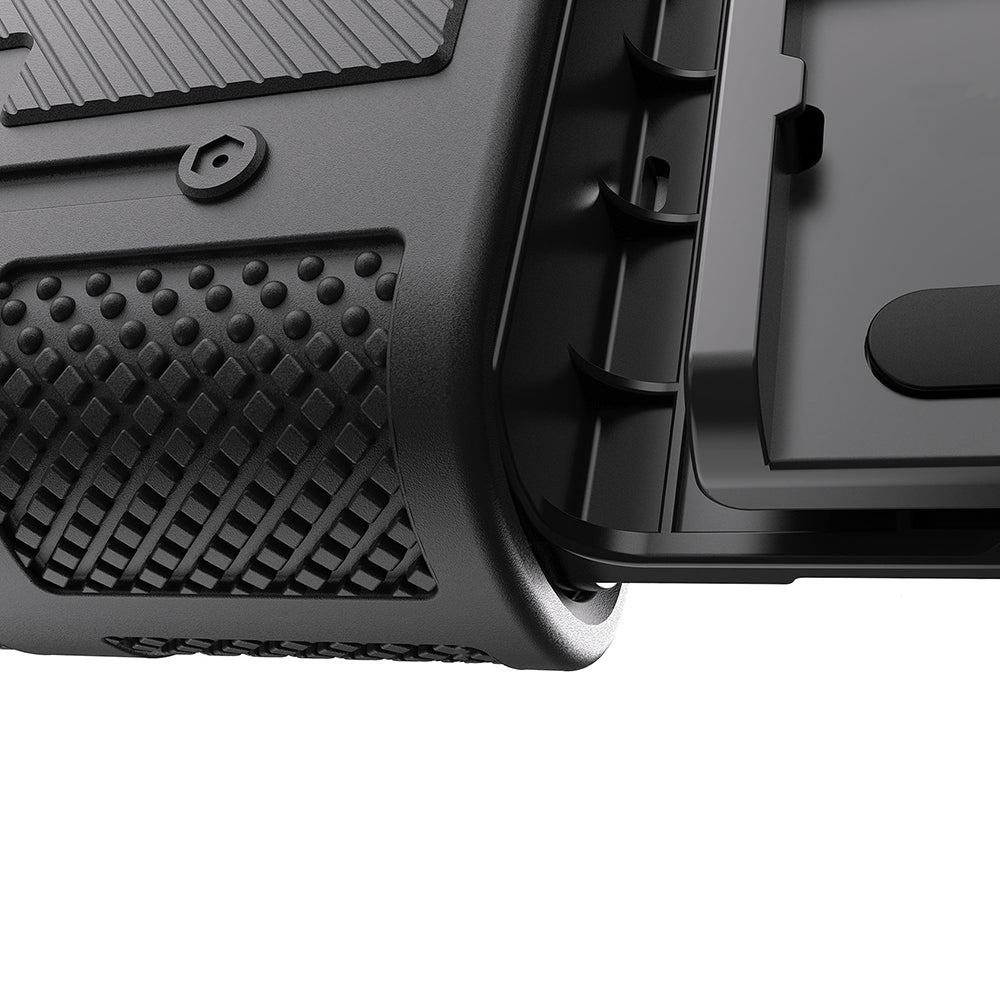 Lenyes LCR04 Type-C Kablolu Su Geçirmez Çoklu Kart Depolama ve Okuyucu Kutusu 10 Gbps Siyah