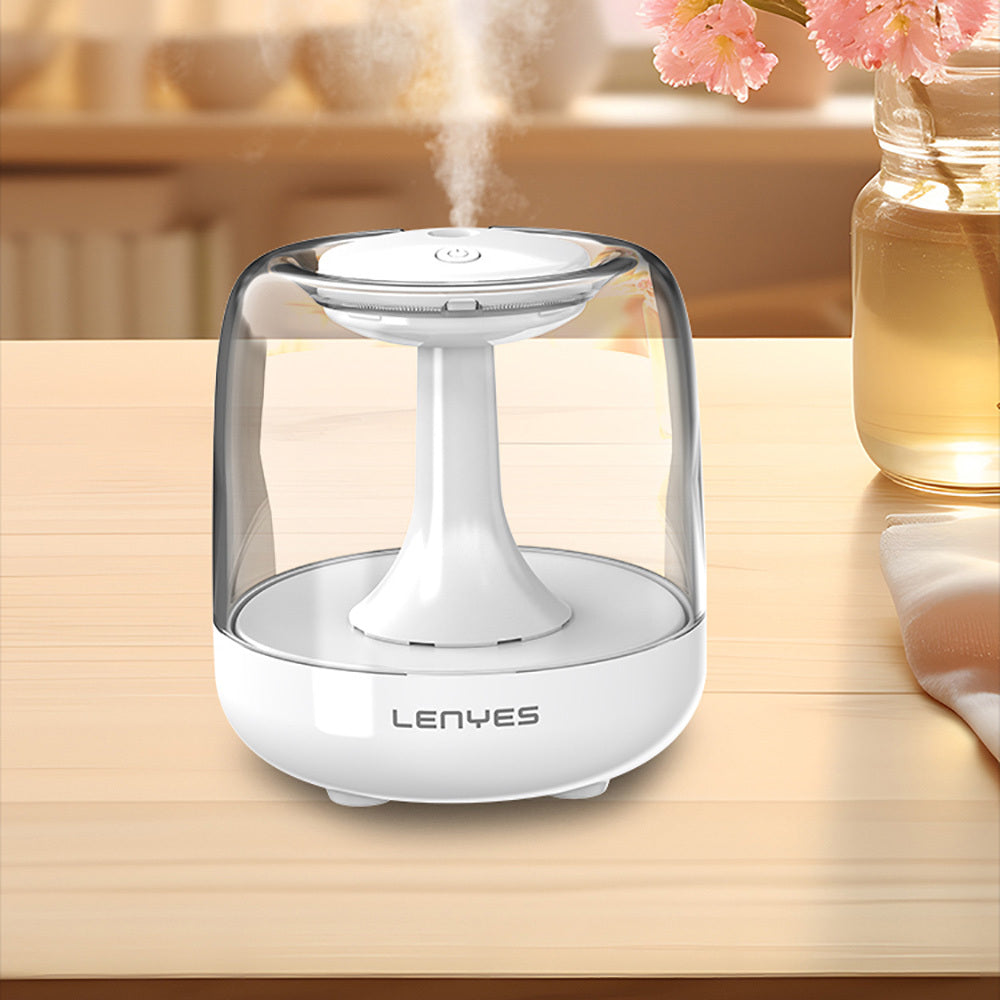 Lenyes LHU01 Ortam Aydınlatmalı Hava Nemlendirici Difüzör Beyaz