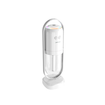 Lenyes LHU04 Kum Saati Tipi 360 Derece Dönebilen RGB Atmosfer Işıklı Sessiz Hava Nemlendirici Beyaz