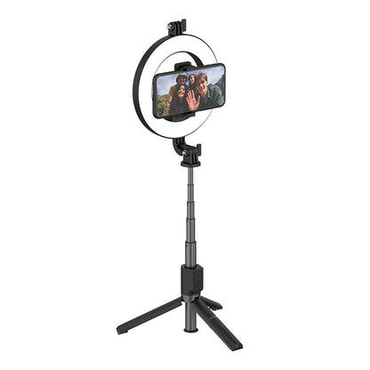 Lenyes LPH102 Uzaktan Kumandalı Çok Fonksiyonlu Ring Light Selfie Çubuğu Siyah