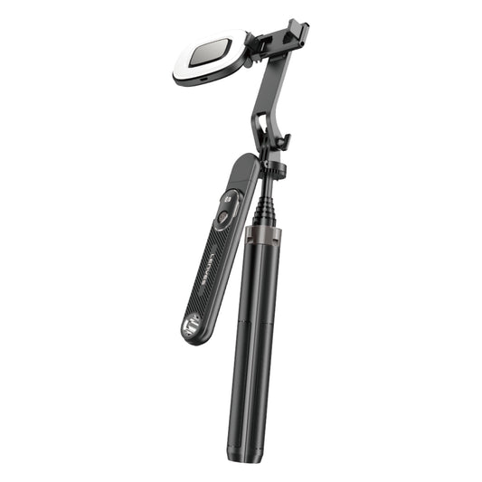 Lenyes LPH103 Çok Fonksiyonlu Sabitleyici Ayrılabilir Bluetooth Kumandalı Tripod Selfie Çubuğu Siyah