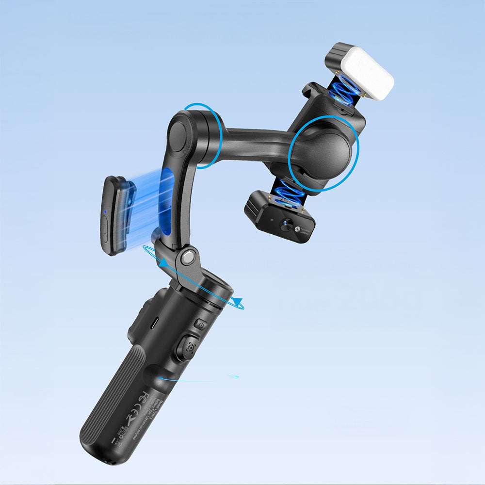 Lenyes LPH113 3 Eksenli Gimbal Sabitleyici Akıllı Stabilizatör Siyah