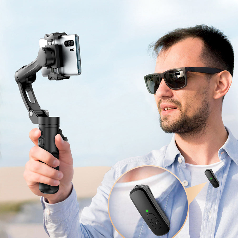 Lenyes LPH113 3 Eksenli Gimbal Sabitleyici Akıllı Stabilizatör Siyah
