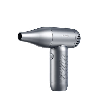 Lenyes LTF02 Dijital LED Göstergeli 4 Kademeli Çok Fonksiyonlu Turbo El Fanı Gri