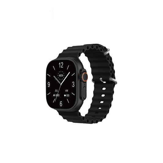 Lenyes LW-238 Ultra3 Saturn Serisi iOS ve Android Uyumlu Akıllı Saat Siyah