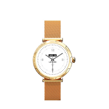 Lenyes LW-245 iOS and Android Compatible Smart Watch Gold 