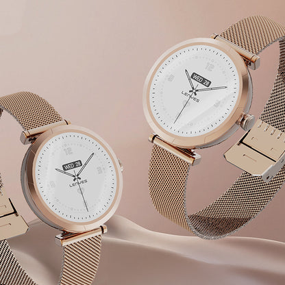 Lenyes LW-245 iOS ve Android Uyumlu Akıllı Saat Gold
