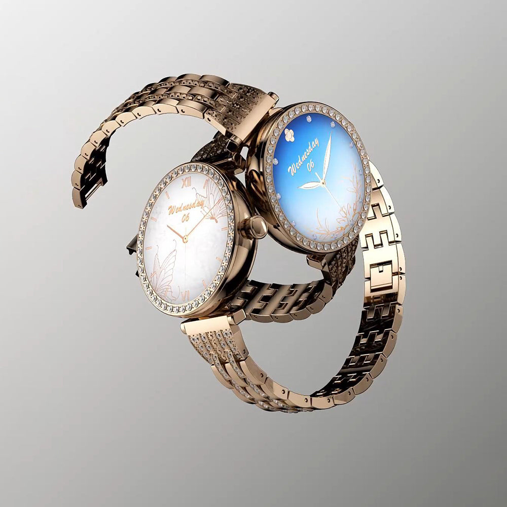 Lenyes LW-246 iOS ve Android Uyumlu Akıllı Saat Gold