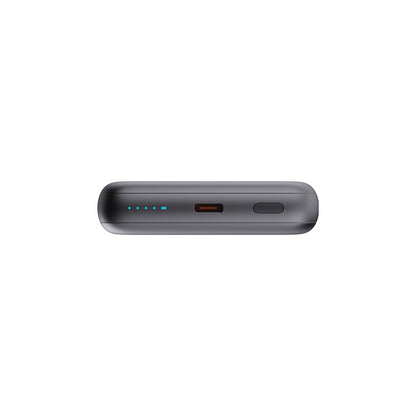 Lenyes PW139D PD 20W Ultra İnce Hızlı Şarj Özellikli Wireless Powerbank 15W 10000mAh Siyah