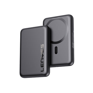 Lenyes PW139D PD 20W Ultra İnce Hızlı Şarj Özellikli Wireless Powerbank 15W 10000mAh Beyaz