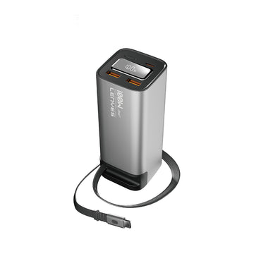 Lenyes PX2001D Hızlı Şarj Özellikli Dijital LED Göstergeli Taşınabilir Powerbank 100W 20000mAh Gümüş