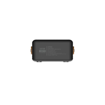 Lenyes PX892D LED Göstergeli Taşınabilir Askılı ve Led Işıklı Powerbank 22.5W 80.000mAh Siyah