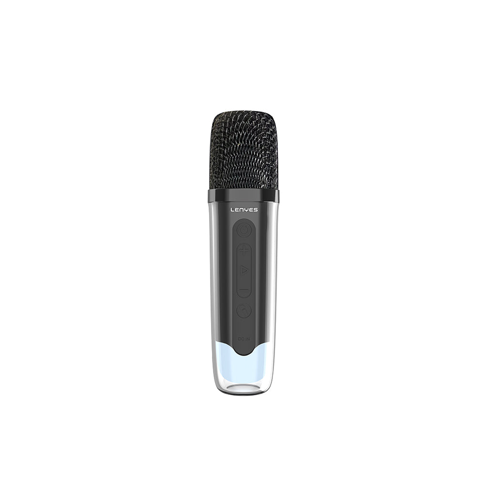 Lenyes S226 RGB Işıklı Askılı Mikrofonlu Bluetooth Speaker Hoparlör v5.3 Siyah