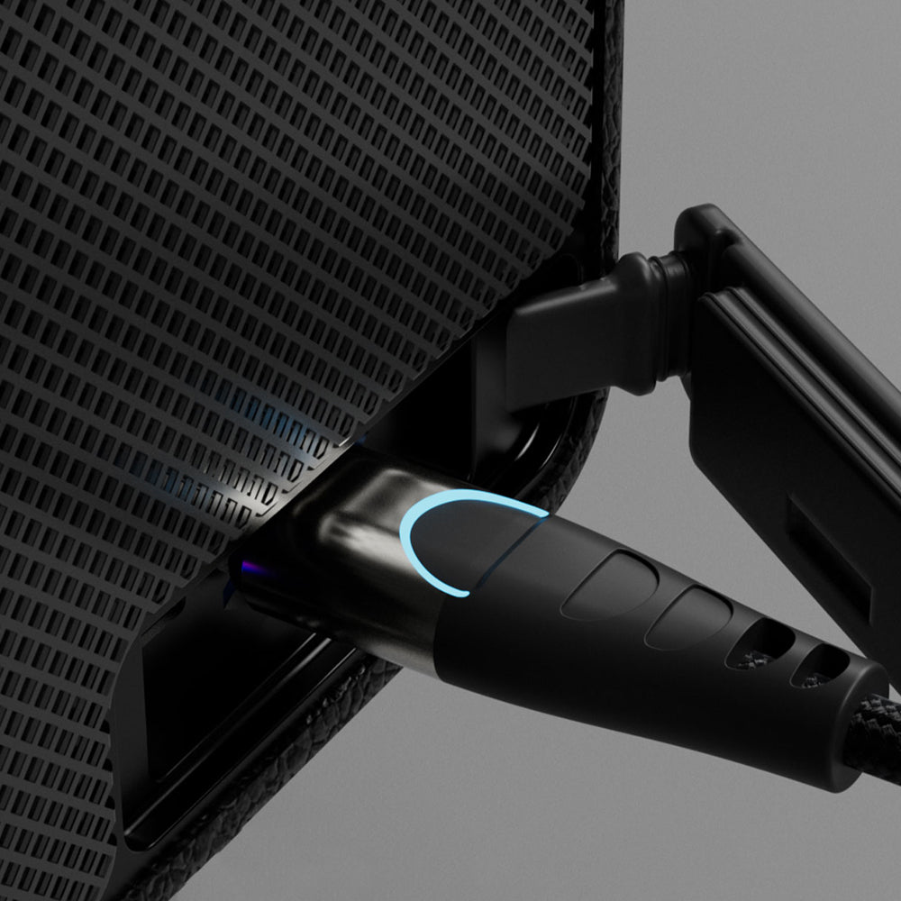 Lenyes S876 Supreme Serisi RGB Işıklı Taşınabilir Su Geçirmez TWS Bluetooth Hoparlör v5.3 45W Bej