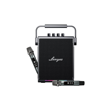 Lenyes Titan 1 Series RGB Light Dual Microphone Bluetooth Speaker v5.3 5000mAh Black 